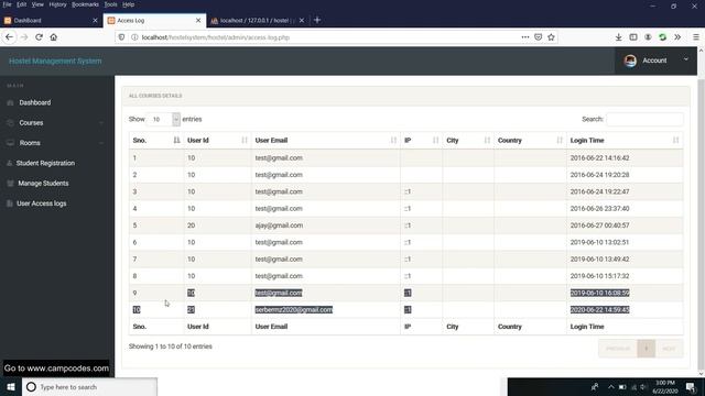 Online Hostel Management System using PHP/MySQL | Free Source Code Download смотреть онлайн