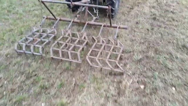 Сцепка борон к минитрактору смотреть онлайн