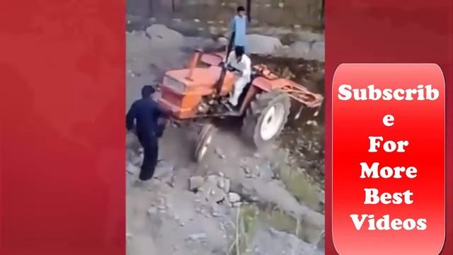 New Holland Fiat Tractor Broken Into two Parts Amazing....! смотреть онлайн