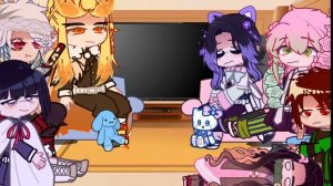 hashira react to giyuu