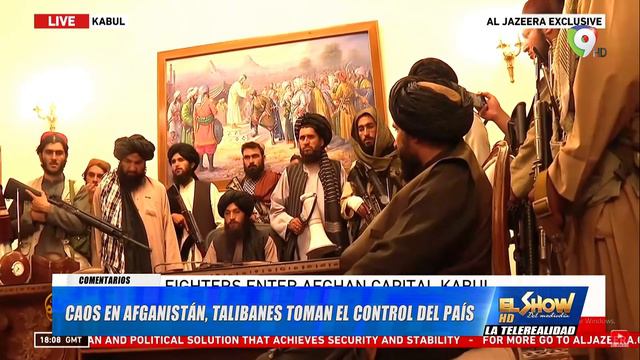 Caos en Afganistán, talibanes toman el control del país | El Show del Mediodía смотреть онлайн