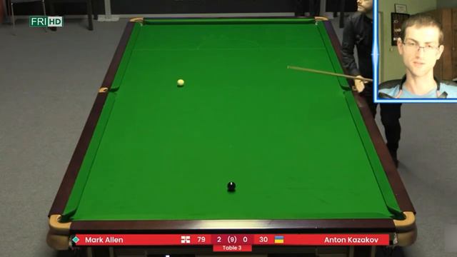 MARK ALLEN VS ANTON KAZAKOV | EUROPEAN MASTERS 2023 | SNOOKER 2023 смотреть онлайн