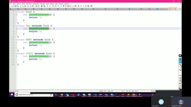Method Overriding in Java смотреть онлайн