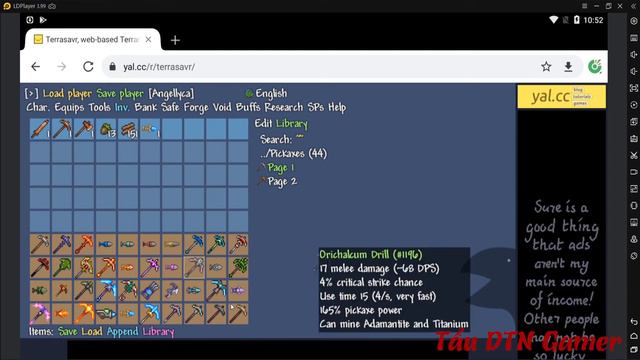Terraria | Hướng Dẫn Cheat Đồ Trong Terraria Mobile смотреть онлайн