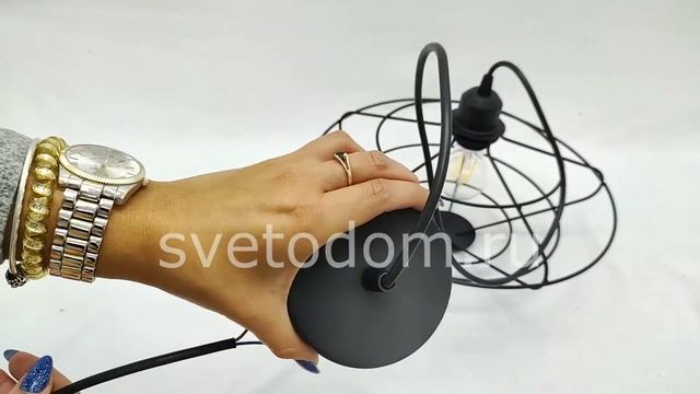 Подвесной светильник лофт стиля Vitaluce V4575-1/1S смотреть онлайн