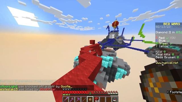 minecraft bedwars for my first time on Java смотреть онлайн