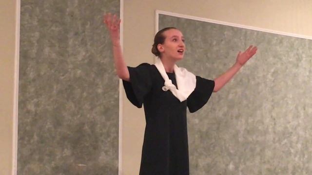 Marija Baranovskaja читает ''Певущий зов " Cергея Есенина смотреть онлайн