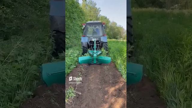 Делаем противопожарные мин полосы плугом ПКЛ-70Д Леспромресурс. Трактор МТЗ-82 смотреть онлайн