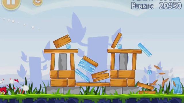 Angry Birds Level 1-9 - 3 Stars Theme 1 - Poched Eggs смотреть онлайн