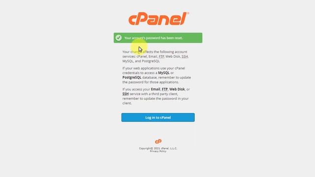 How to Reset cPanel Password - IT Nut Hosting смотреть онлайн