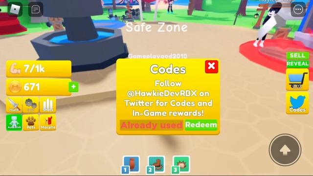 The newest code in Lifting Titans[so op!!!]