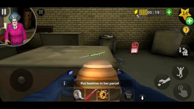 SCARY TEACHER 3D! Ruin the Parcel! Gameplay - Walkthrough [Android - ios] Game - Prank смотреть онлайн