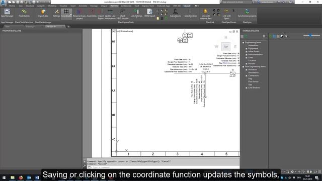 PlantExpressTools for AutoCAD Plant 3D: Coordinates смотреть онлайн