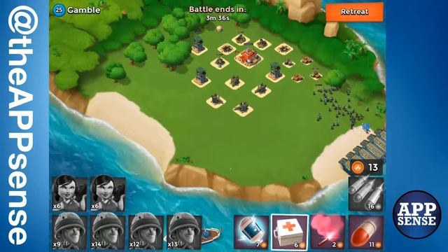 Gamble (25) Single Player Island - Boom Beach Walkthrough смотреть онлайн