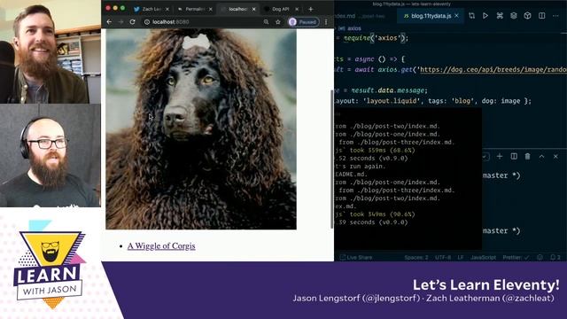 Let’s Learn Eleventy! (with Zach Leatherman) — Learn With Jason смотреть онлайн
