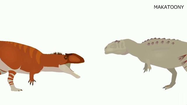 Dinosaurs Cartoons: Dinosaurs Battles - Giganotosaurus vs Mapusaurus ( Stick Nodes ) смотреть онлайн