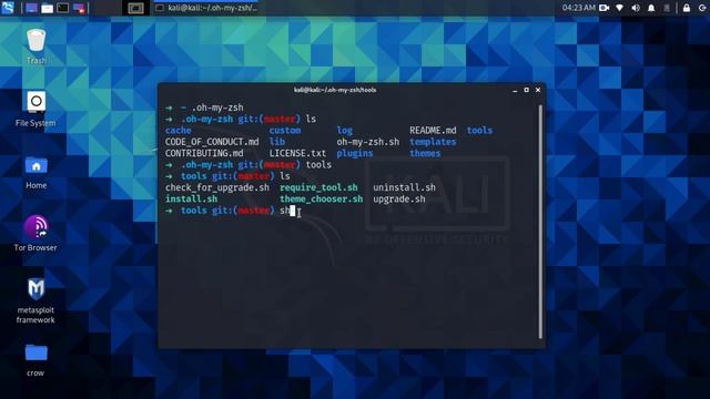 Uninstall Oh My Zsh from Kali Linux смотреть онлайн
