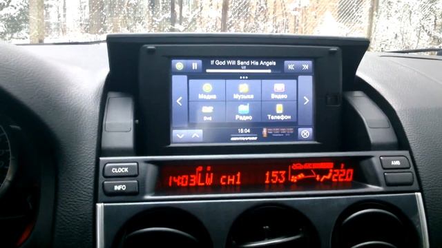 Mazda 6 CarPC motorized VGA HDMI monitor смотреть онлайн