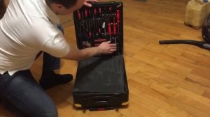 Полный обзор набора инструментов от компании KRAFTTECHNIK 188 предметов в чемодане на колёсиках
