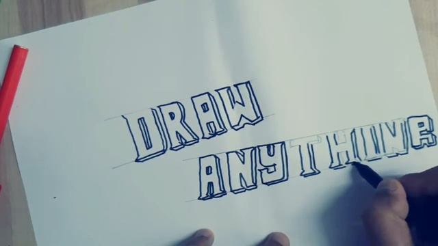 Draw 3d title with sketch pen смотреть онлайн