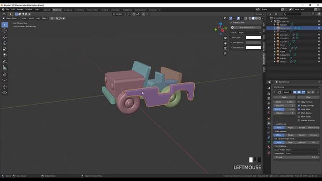 05. Blender Modeling. Jeep Willis (part3) смотреть онлайн