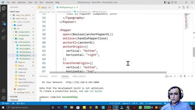 48. React Material UI Popper | Popover vs Popper | Dr Vipin Classes смотреть онлайн