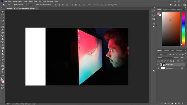How to create your own Monitor Size wallpaper in adobe Photoshop смотреть онлайн