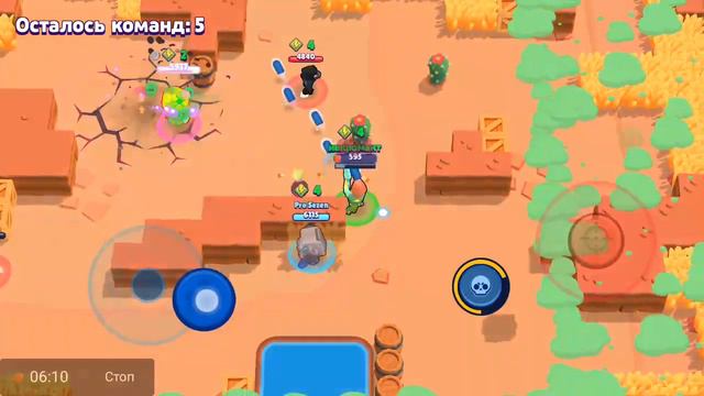 Brawl Stars (бравл старс), играем в парное столкновение смотреть онлайн