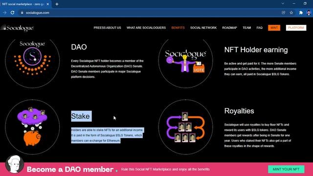 SOCIALOGUE is a WEB3.0 NFT Marketplace Metaverse Project смотреть онлайн