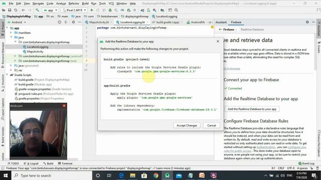 [Hindi]Store Data in Firebase Real Time Database | Firebase Location Tracking GPS Android Kotlin #1 смотреть онлайн