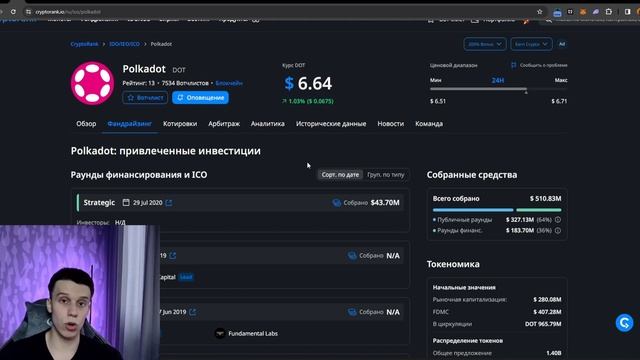 Криптовалюта Polkadot | DOT даст ИКСЫ | Полкадот обзор смотреть онлайн
