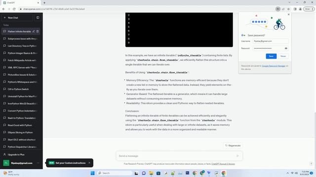Python idiom to chain flatten an infinite iterable of finite iterables смотреть онлайн
