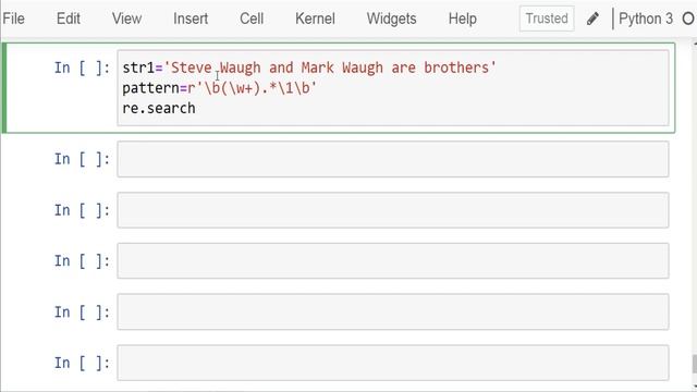 Python backreference смотреть онлайн