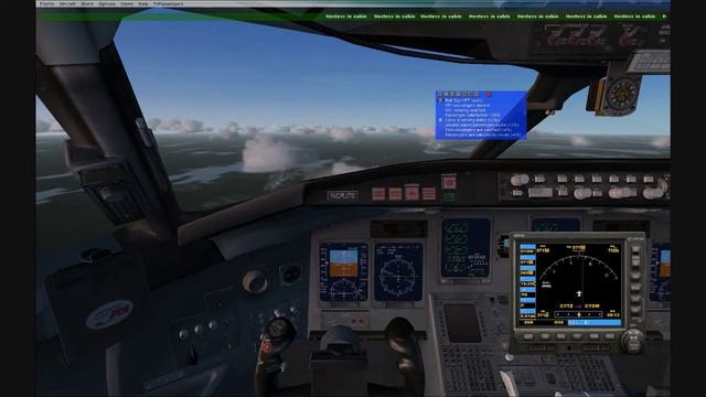 Fligh Simulator X -- Fraps/FSpassengerX Testing. ((HD!!!!)) смотреть онлайн