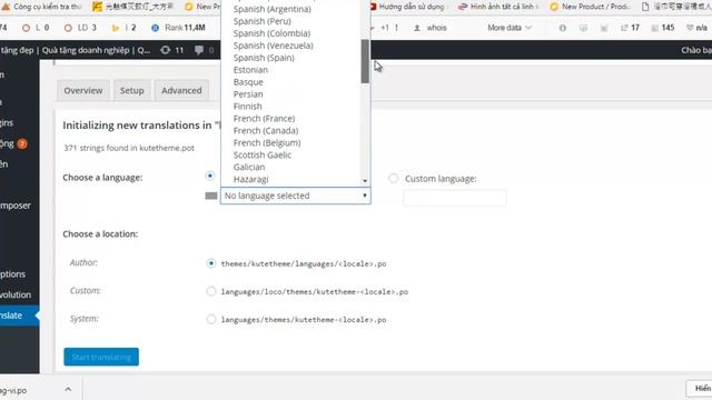 Hưỡng dẫn dịch theme Wordpress bằng Plugin Loco Translate смотреть онлайн