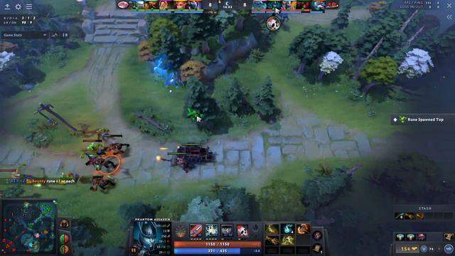 Dota 2 Safelane Phantom Assassin Carry vs Chaos Knight - Watch & Learn смотреть онлайн