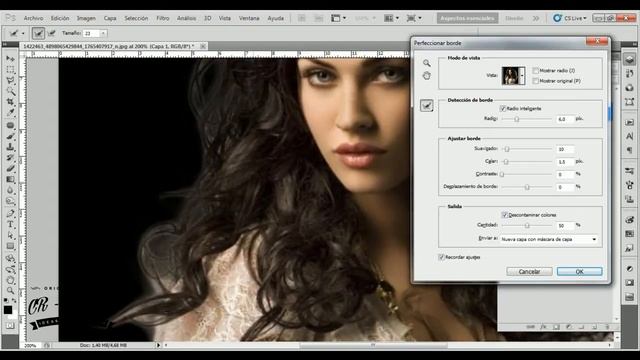 como recortar el cabello con photoshop cs5 смотреть онлайн