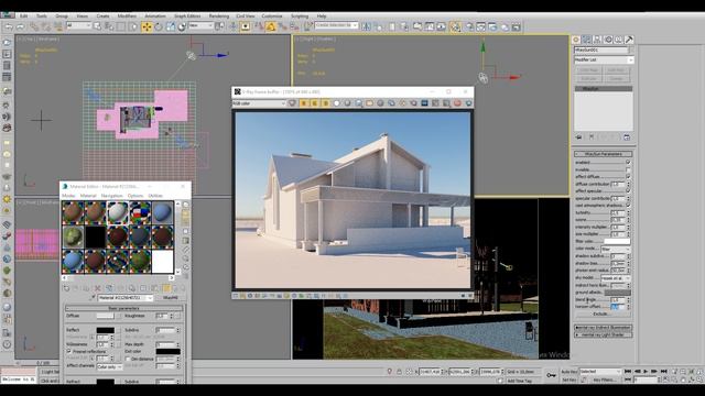 Настройка света в экстерьерных сценах.  Vray 3DMax