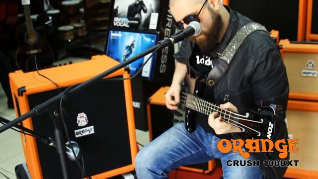 Демонстрация на комбо Orange CRUSH 100BTX смотреть онлайн