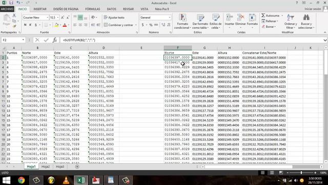 Importación de puntos de georreferenciación a plano AUTOCAD 2010 смотреть онлайн