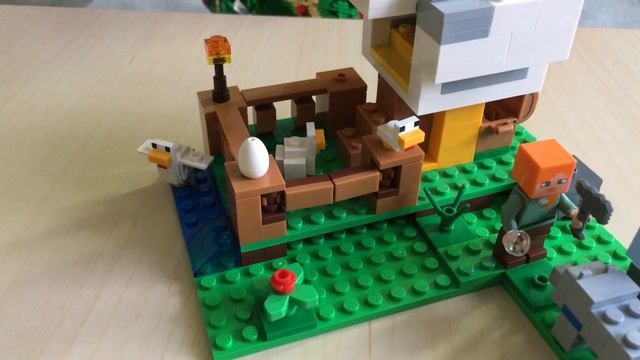 LEGO Minecraft 21140 Курятник Обзор