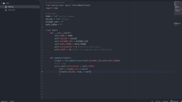 how to program a Twilio call bot in python смотреть онлайн