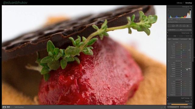 Обработка фуд фото в lightroom | исправление экспозиции | точка белого и черного | #ЭД_raw 14 смотреть онлайн