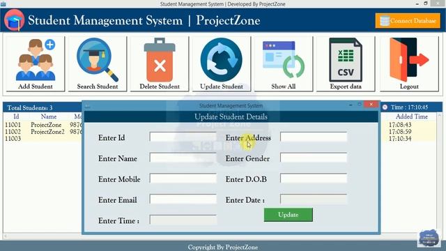 Student Management System with Database Python Project | Source Code | ProjectZone смотреть онлайн