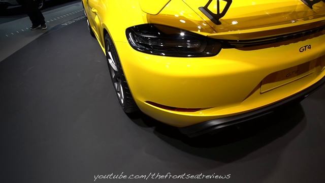 2020 Porsche 718 Cayman GT4 2019 Frankfurt Motor Show смотреть онлайн