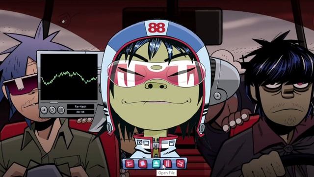 (Gorillaz) Noodle Windows Media Player Skin