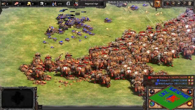 200 Machine Gun Organ Guns vs 2,000 Elite Ballista Elephants | AoE II: Definitive Edition смотреть онлайн