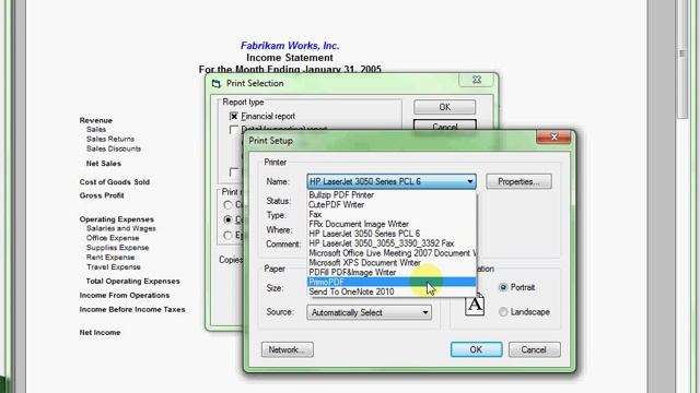 FRx How-To: Print FRx Reports to a PDF смотреть онлайн