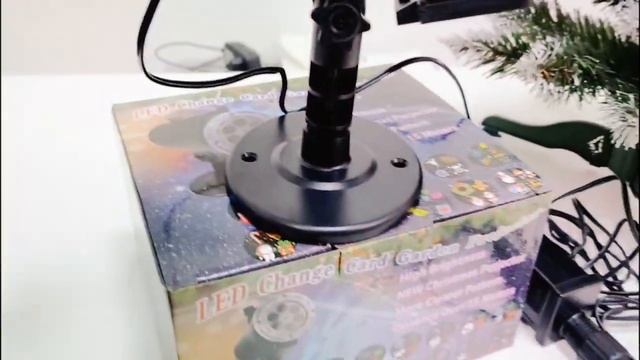 Проектор 12 слайдов. Star Shower. Лазерный проектор. Уличный проектор. Новый год. Проектор на дом. смотреть онлайн