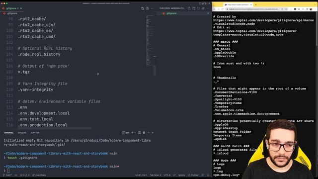 02 Project Initialization — Modern Component Library w/ React & Storybook смотреть онлайн